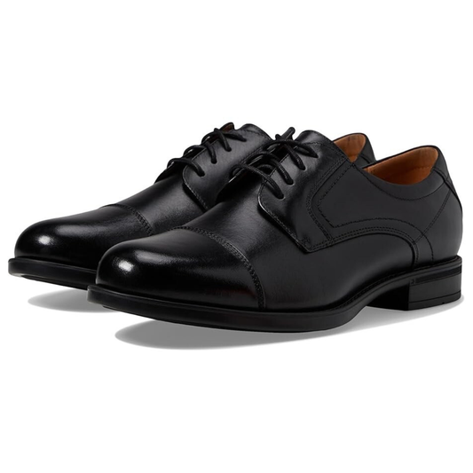 Florsheim Cap Toe Oxford (Black Color)