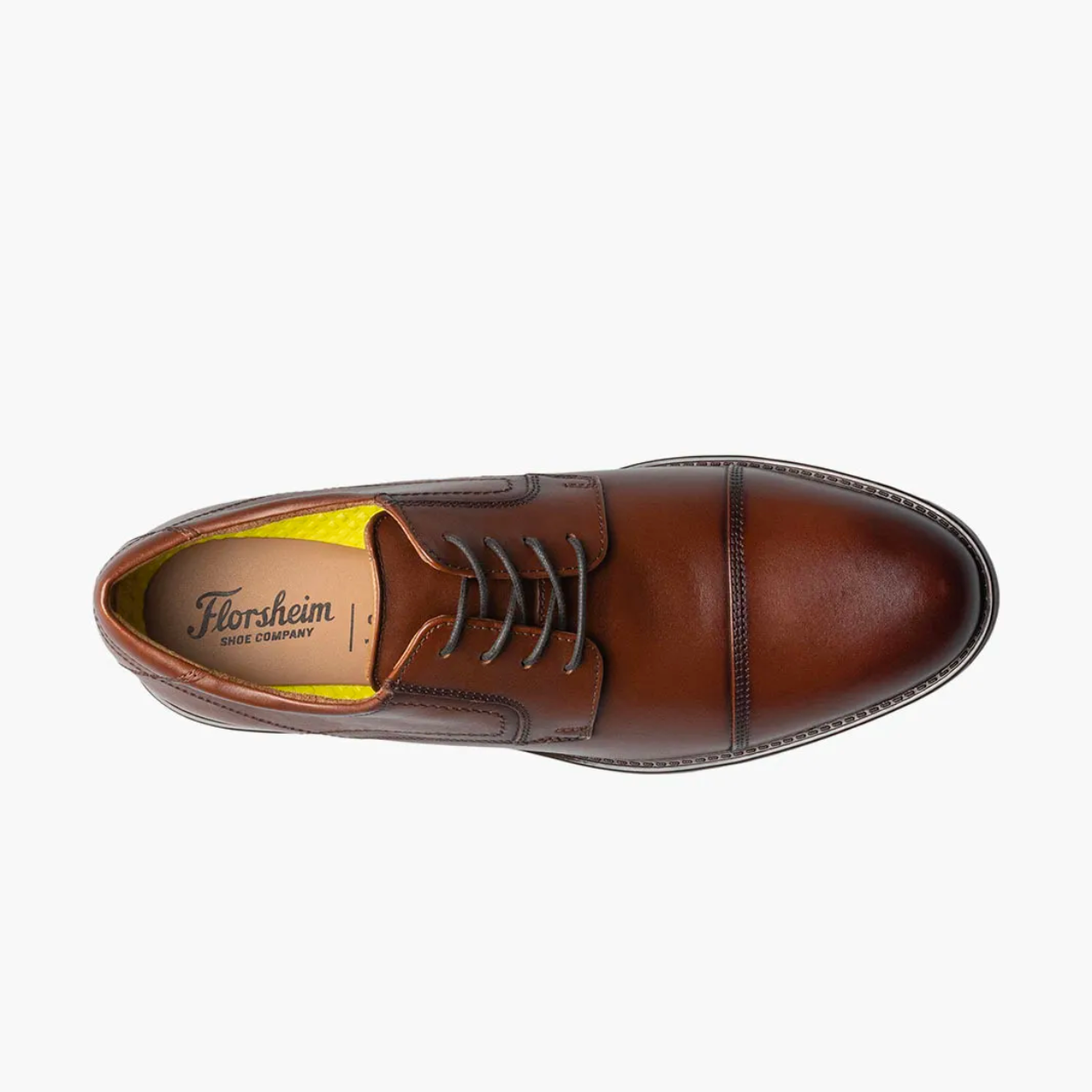 Florsheim Cap Toe Oxford (Cognac Color)